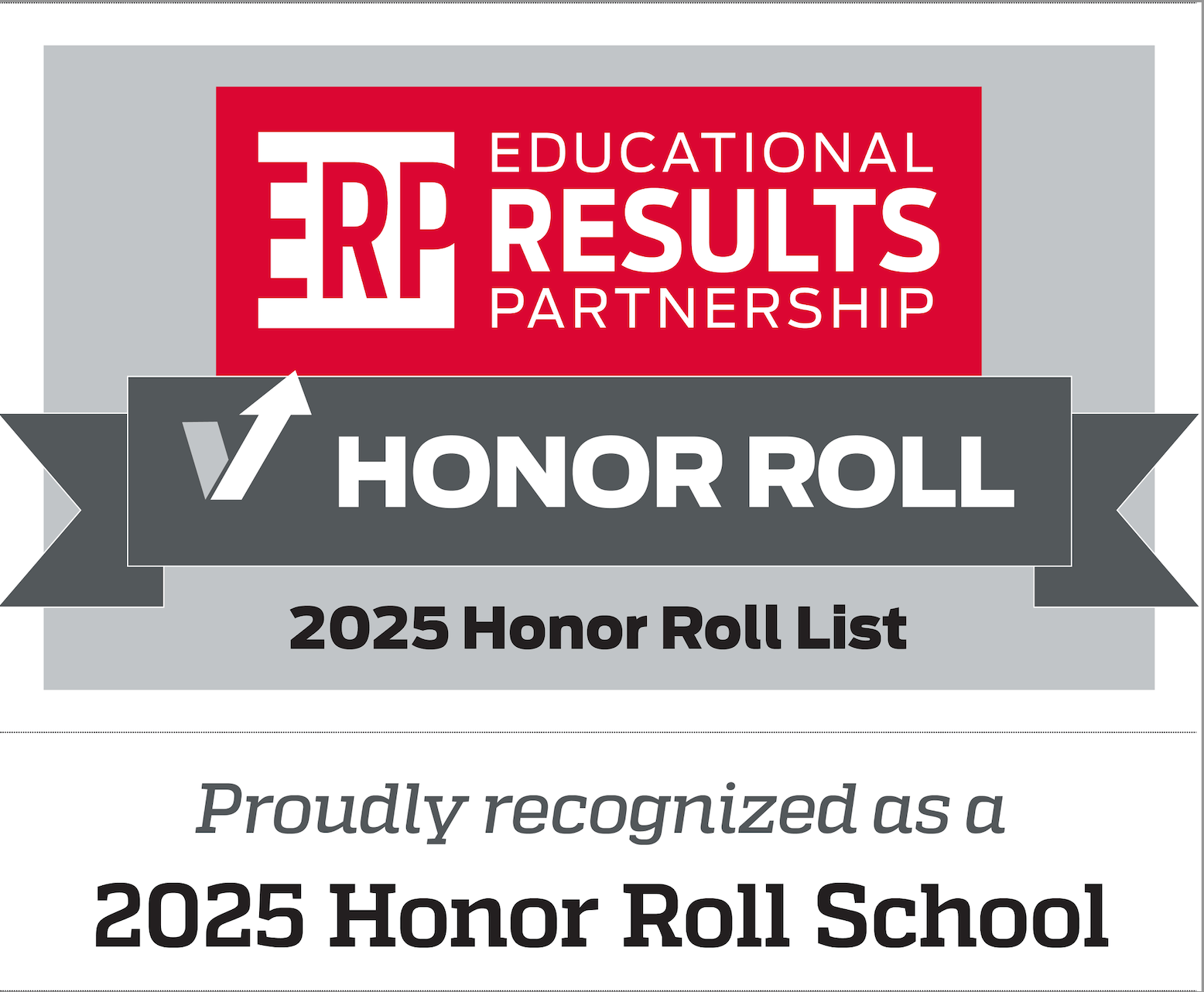 Educational Results Partnership Honor Roll List 2025